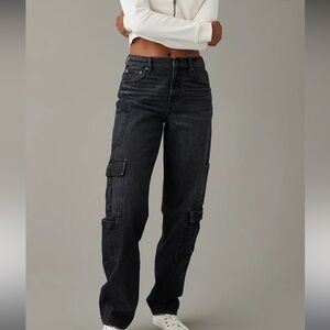 American Eagle Baggy Straight Cargo Jean